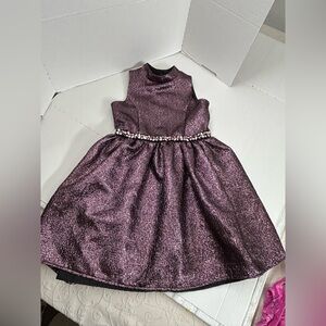 Elegant Purple Kids Dress